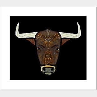 Bull Head Posters and Art